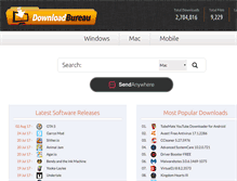 Tablet Screenshot of downloadbureau.com